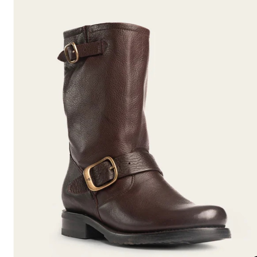 VERONICA SHORT Dark Brown Frye